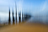 'Perspective', abstract ICM photography by Johann Montet capturing an artistic version of the longest service jetty in the Southern Hemisphere.